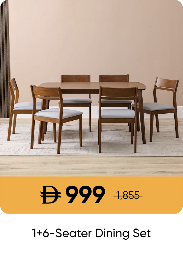 U25-12H Sale-1+6-Seater Dining Set
